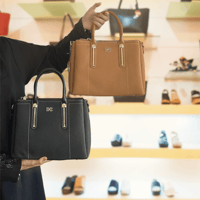 شنطة كبيرة نسائية جلد طبيعي