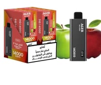 فيب اجير تفاحتين 14000 سحبة Vape Ager Double Apple...