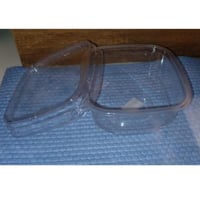 علبة بلاستيك شفافة للحلويات