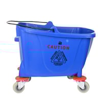 عربة تنظيف 32 لتر (زرقاء)