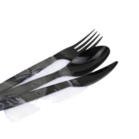 ملعقه وشوكه وسكين ومنديل 500 حبة (كرتون)