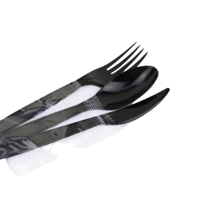 ملعقة وشوكة وسكين ومنديل 25 حبة