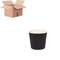 كرتون اكواب ورقي مموج للقهوة بدون غطاء 4 اونص 1000...