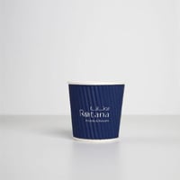 كرتون اكواب 1000 كوب ورقي مموج للقهوة بدون غطاء 4...