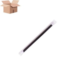 كرتون مصاص عصير اسود 6 ملي 10000 حبة