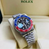 ساعة رولكس بيبسي هاي كوالتي إطار أسود وأحمر