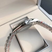 ساعة رولكس رجالي فضي ميناء أزرق هاي كوالتي