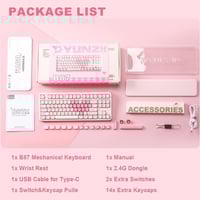 YUNZII B87 Pink