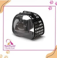 حقيبة نقل للحيوانات الأليفة بتصميم شفاف