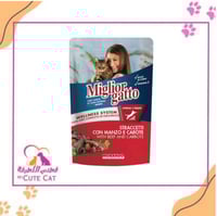 ميجلور جاتو اكل رطب للقطط لحم بقري و جزر، 100 جرام