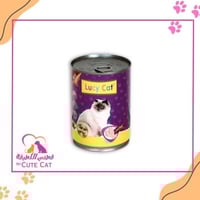 أكل رطب قطط الدجاج 375 جرام من لوسي كات