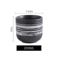 كوب قهوة سيراميك 200 مل طراز ياباني فاخر