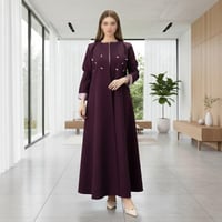 عباية جوخ مع كرستال فاخر وتفته مبطن بالاكمام (028)