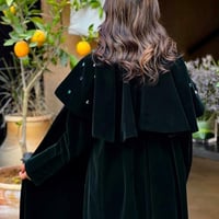 قماش مخمل واقف مع جاكيت مطرز (012)