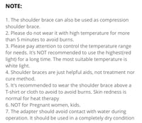 رباط ودعامة حرارية ضاغطة للكتف