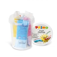 دلو العجين الناعم للتشكيل ، 3 ألوان