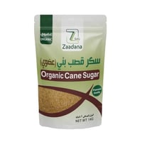 زادنا | سكر قصب بني عضوي 500 جرام