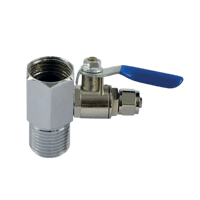 وصلة خلاط مفرد كروم+محبس تغذيه رئيسي لسحب مصدر ميا...