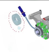 بكرة طرمبة زيت شانجان UNl.T موديل 2024 اصلي وكالة