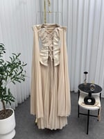 فستان سهره تب مزين بكسرات فخمة | Cutecci