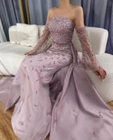 فستان سهرة ميكادو ذيل أنيق | Cutecci