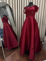 فستان احمر صدر تب مورد