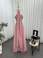 فستان وردي ملكي لو شارم | Cutecci