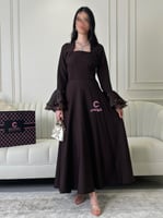 فستان العيد بأكمام جزار راقية | Cutecci