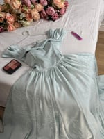 فستان سهرة تيفاني دبل كلوش أنيق