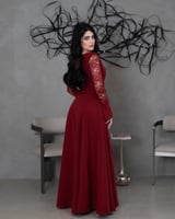 فستان سهرة باربي بدانتيل أنثوي فاخر