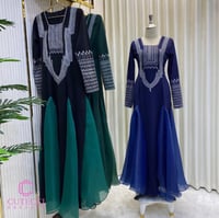 جلابية عسيرية مطرزة يوم التأسيس