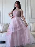 فستان سهرة لحمي انيق | Cutecci