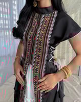 جلابية رمضانية لونين بتفاصيل روعة من كيوتشي