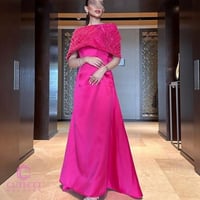 فستان سهرة فوشي ميكادو ملكي