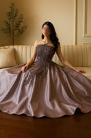 فستان سهرة طويل تب فخم | Cutecci