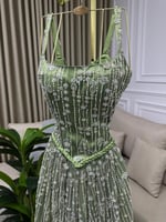 فستان سهرة تفاحي راقي | Cutecci