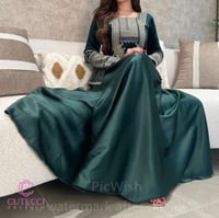 جلابيه عسيري فخمة بتطريز كمبيوتر