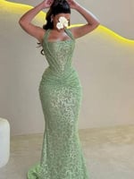 فستان سواريه مينت جرين من Cutecci