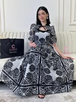 فستان هبة العيد مشجر انيق | Cutecci