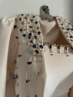 فستان العيد باربي مطرز بفصوص ملونة راقية