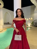 فستان احمر صدر تب مورد