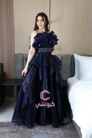 فستان سهرة كحلي جزار كشخه من كيوتشي CUTECCI