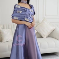 فستان مناسبات لمعة المساء الكحلي