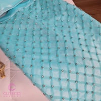 فستان سهرة تيفاني مطرز بالكريستال