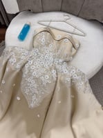 فستان سهرة ميكادو تطريز يدوي – فستان فخم بدون أكتا...