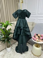 فستان سهرة بكسرات فاخرة | Cutecci