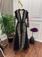 جلابية اسود رمضانية باربي قطعتين من ماركة كيوتشي C...