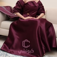 فستان سهرة كبدي فيونكة فصوص كرستال - ماركة كيوتشي...