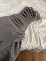 فستان رصاصي تب كسرات شانتون | Cutecci