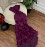 فستان عنابي رويال | Cutecci